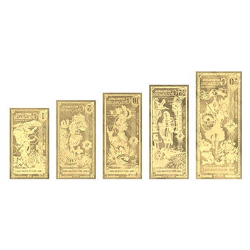 Buy South Dakota Goldback Gold Notes Full Set 24K, image 1