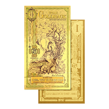 Buy 1 Utah Goldback Gold Notes Pack (50 pcs) 24K, image 3