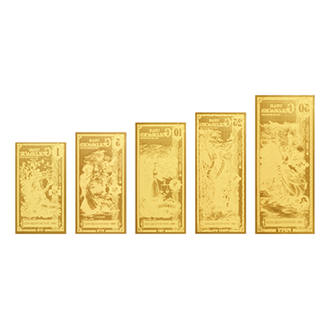 Buy Utah Goldback Gold Notes Full Set 24K, image 1